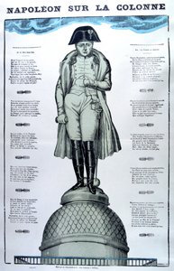 Napoleon pylväällä, 1800-luku tekijältä Unbekannt