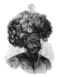 Kotoisin Papua-saarilta, 1848 tekijältä Unbekannt