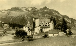 Naudersbergin linna, Nauders, Itävalta, 1935. tekijältä Unbekannt