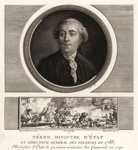 Neker tai Jacques Necker, valtioministeri ja valtiovarainjohtaja tekijältä Unbekannt
