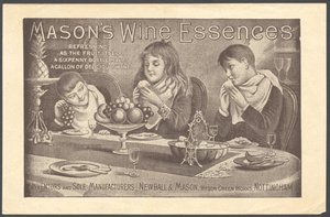 Newball and Mason Wine Essences, 1890-luku tekijältä Unbekannt