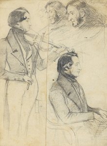 Niccolò Paganini 1782-1840 tekijältä Unbekannt
