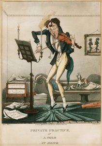 Niccolo Paganini - karikatyyri tekijältä Unbekannt
