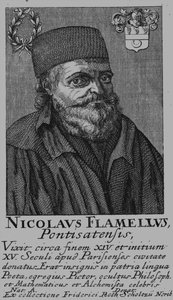 Nicolas Flamel 1330-1418 tekijältä Unbekannt