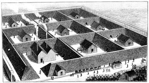 Nitroglyseriinin käsittelylaitos, räjähteiden tehdas, Val Bormida, lähellä Cengioa, Italia, 1888 tekijältä Unbekannt
