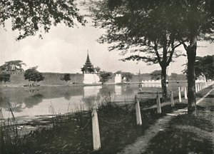 North Moat and Wall, Mandalay, 1900. tekijältä Unbekannt