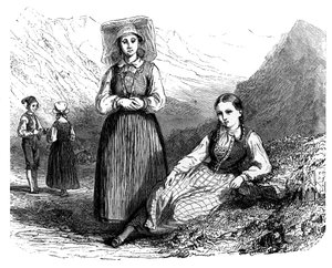 Lovardalsskardin norjalaiset, 1890 tekijältä Unbekannt