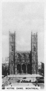 Notre Dame, Montreal, Kanada, 1920-luku tekijältä Unbekannt