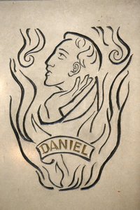 Notre Dame de Francen katolinen kirkko, Lontoo. Profeetta Daniel, Lontoo, Iso-Britannia tekijältä Unbekannt