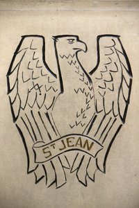 Notre Dame de Francen katolinen kirkko, Lontoo. Evankelista Johanneksen symboli, Lontoo, Iso-Britannia tekijältä Unbekannt