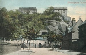 Nottinghamin linna, 1800-luvun loppu - 1900-luvun alku. tekijältä Unbekannt