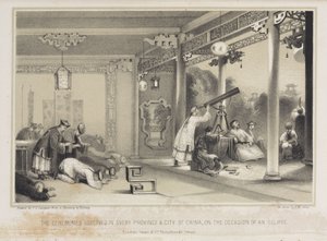 Pimennyksen tarkkailu Kiinassa, n. 1836 tekijältä Unbekannt