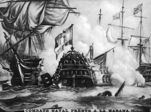 12. lokakuuta 1747, meritaistelu, 1920-luku tekijältä Unbekannt