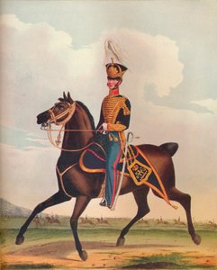 Kuninkaallisen tykistöhevosprikaatin upseeri, n. 1833. 1914 tekijältä Unbekannt