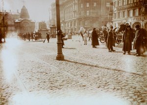 Okhotny Ryad Hunting Row, Moskova, Venäjä, 16. maaliskuuta 1911 tekijältä Unbekannt