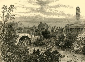 Vanha silta järven yli, Regents Park, vuonna 1847, c1876. tekijältä Unbekannt