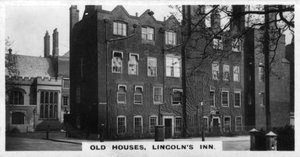 Old Houses, Lincolns Inn, Lontoo, 1920-luku tekijältä Unbekannt