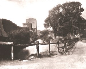 Old Moat, Portchesterin linna, Hampshire, 1894. tekijältä Unbekannt