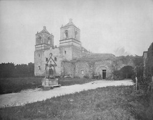 Old Spanish Mission, San Antonio, Texas, 1897. tekijältä Unbekannt