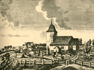 Old St. Pancrasin kirkkopiha, c1780, 1925. tekijältä Unbekannt