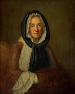 Vanha nainen muhvilla, 1700-luvun toinen puoli. tekijältä Unbekannt