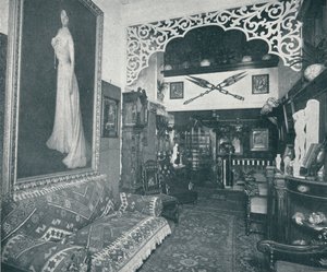 Yksi Sandow Instituten vastaanottohuoneista, c1898 tekijältä Unbekannt