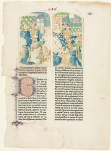Valerius Maximussin kirjan IX avaussivu 1476 tekijältä Unbekannt