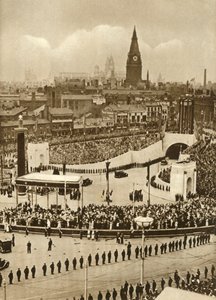 Mersey-tunnelin avaaminen, Liverpool, 18. heinäkuuta 1934, 1935. tekijältä Unbekannt