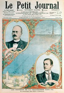 Langattoman lennätinyhteyden avaaminen Pariisin ja Casablancan välillä, 1907 tekijältä Unbekannt