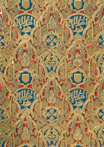 Ornamentti seinillä, Hall of the Abencerrages, 1907. tekijältä Unbekannt