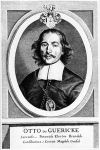Otto von Guericke, saksalainen keksijä, insinööri ja fyysikko, 1672 tekijältä Unbekannt