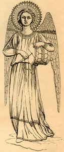 Fra Angelicon maalaama ääriviivakopio enkelistä, 1881. tekijältä Unbekannt