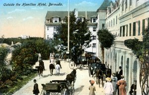 Hamilton-hotellin ulkopuolella, Bermuda, 1900-luku tekijältä Unbekannt