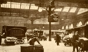 Overhead Electric Pack Carrier, Victoria Station, Manchester, 1930. tekijältä Unbekannt