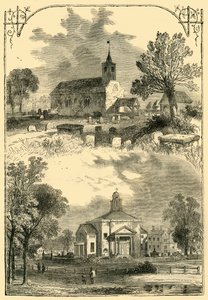 Paddingtonin kirkko: 1750 ja 1805, c1876. tekijältä Unbekannt