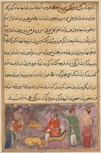 Sivu julkaisusta Tales of a papukaija Tuti-nama: Neljäs yö: Kaksi erehtyvää kokkia..., c. 1560. tekijältä Unbekannt
