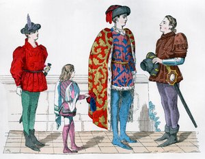 Sivu, mestari ja palvelija, 1440-1450 1882-1884 tekijältä Unbekannt