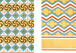 Maalatut katot Amenemhebin haudassa Thebassa, Egyptissä, 1928. tekijältä Unbekannt