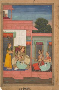 Panchama Ragini: Sivu Ragamala-sarjasta Garland of Musical Modes, n. 1640. tekijältä Unbekannt