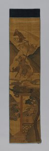 Paneelihuonekalujen kangas, Kiina, Qing-dynastia 1644-1911, 18001900. tekijältä Unbekannt
