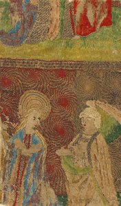 Neitsyt ja Gabriel Annunciaten paneeli, saksa, 1400-luku. tekijältä Unbekannt