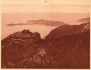 Panoraama ja Cap Ferrat nähtynä Grande Corniche, Eze, 1930. tekijältä Unbekannt