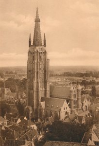 Panoraama ja Notre-Damen kirkko, 1928 tekijältä Unbekannt