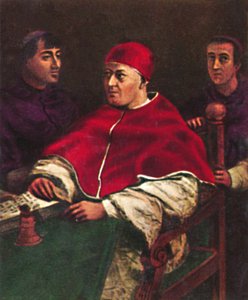 Paavi Leo X 1475-1521, 1934. tekijältä Unbekannt