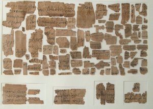 Papyrusfragmentit, kopti, 7. vuosisata. tekijältä Unbekannt