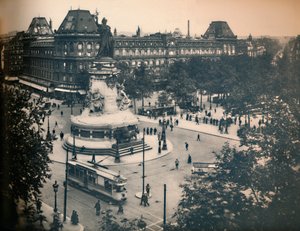 Pariisi. - Tasavallan aukio. -LL, c1910. tekijältä Unbekannt
