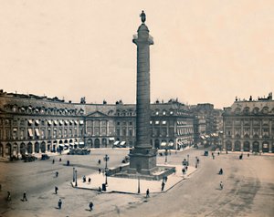 Pariisi. - La Place Vendome. - LL, c1910. tekijältä Unbekannt