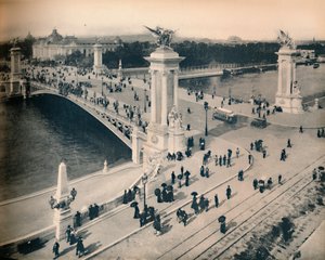 Pariisi. - Aleksanteri III:n silta. -LL, c1910. tekijältä Unbekannt
