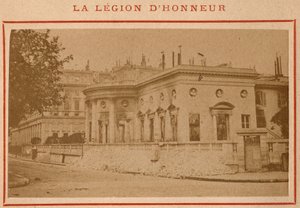 Paris Commune (1871): näkymä Palais de la Legion d