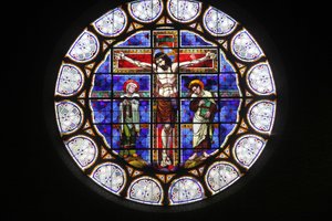 Pariisi, Ranska Notre-Dame-du-Rosairen kirkko lasimaalaukset, Pariisi, Ranska tekijältä Unbekannt